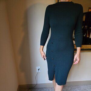 Ann Taylor dress, S size, forest green